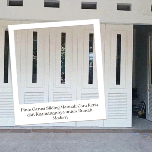 Pintu Garasi Sliding Manual
