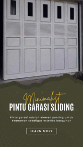 Minimalist Pintu Garasi